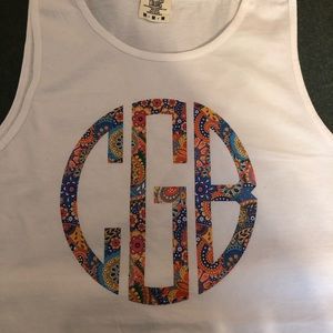 Monogrammed tanks